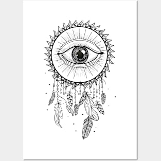 Eye Boho Posters and Art